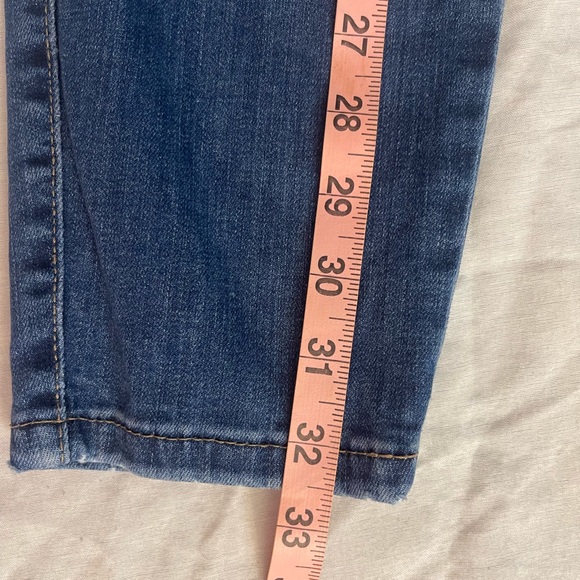 Guess Sexy Curve Ripped Leg Mid Rise Skinny Jeans Size 29(8) - Picture 11 of 15